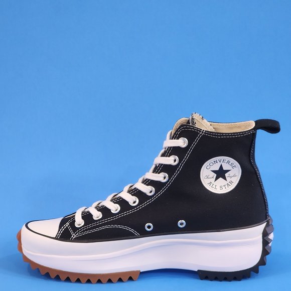 Converse Run Star Hike High Black Gum Unisex Unisex Platform Sneaker 166800C NWT - Picture 3 of 6